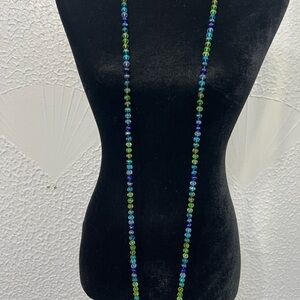 Joan Rivers glass Beaded vintage Necklace
